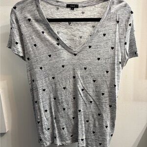 Rails Gray Short Sleeve Relaxed T-Shirt